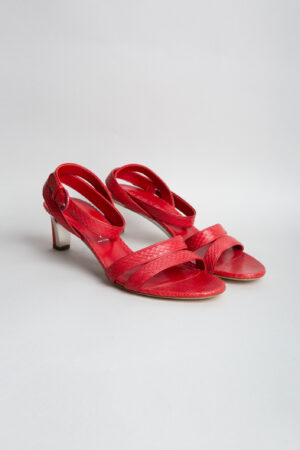 sandały casadei czerwone